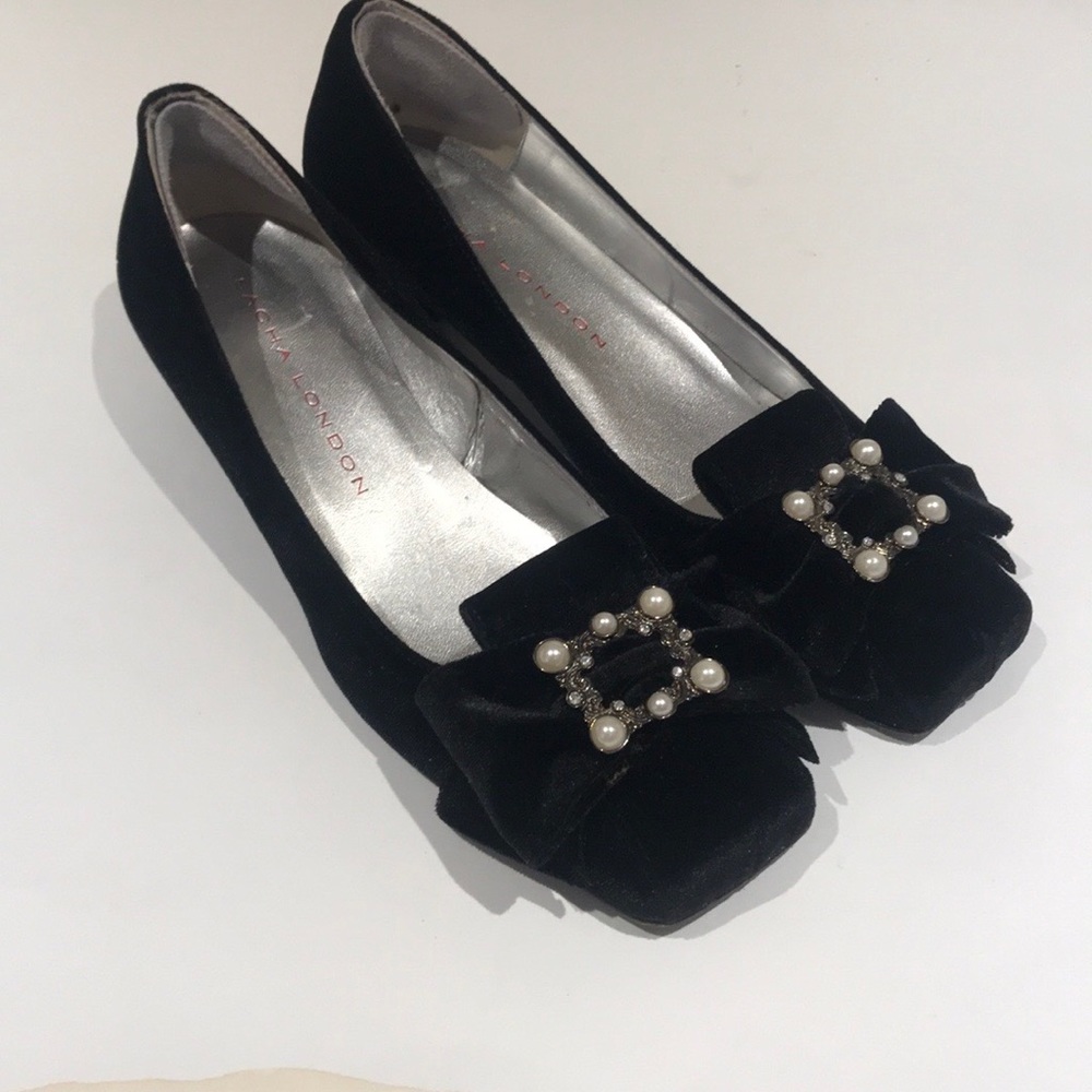Sacha London velvet shoes